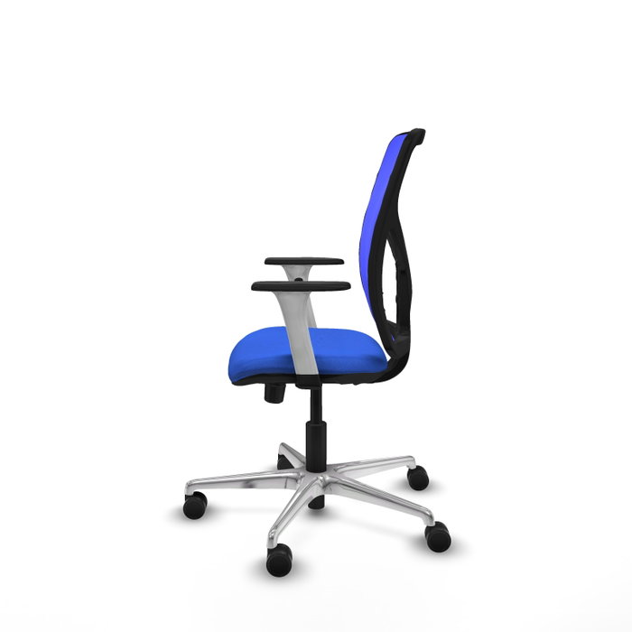 PIQUERAS Y CRESPO Silla de oficina Motilla Azul con Mecanismo Sincro/Traslack