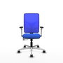 PIQUERAS Y CRESPO Silla de oficina Motilla Azul con Mecanismo Sincro/Traslack