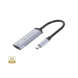 Conceptronic Adaptador USB-C a HDMI ABBY23G Gris Aluminio 8K 60Hz USB 3.2 Gen 1 HDMI 2.1