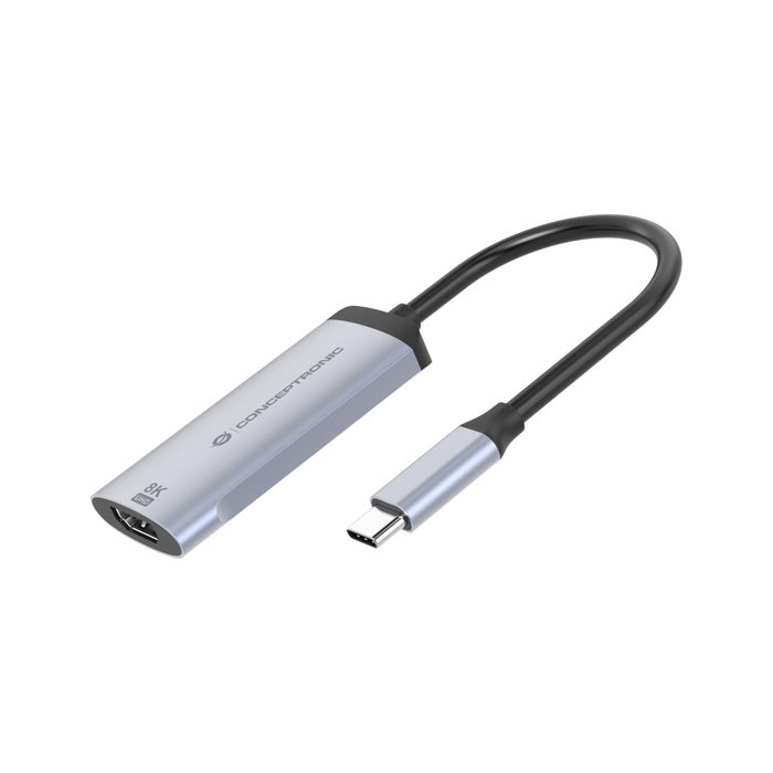 Conceptronic Adaptador USB-C a HDMI 2.1 ABBY23G 8K 60Hz Plata Conceptronic Adaptador USB-C a HDMI 2.1 ABBY23G 8K 60Hz Plata