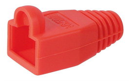 MicroConnect KON503R Cubierta de Alivio de Tensión para RJ45 Roja, 50 unidades