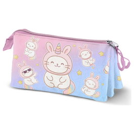 Karactermania Estuche Portatodo Triple Bunicat Rosa