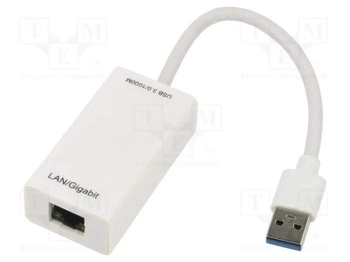 GOOBAY Adaptador USB 3.0 a Ethernet Gigabit RJ45 Blanco GOOBAY Adaptador USB 3.0 a Ethernet Gigabit RJ45 Blanco
