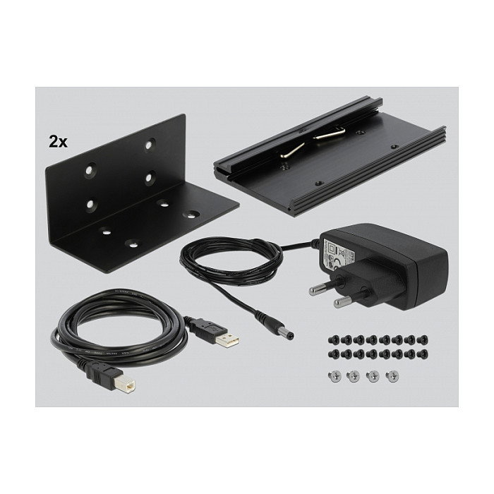 DeLOCK 64070 Hub USB 2.0 a 12 Puertos Seriales RS-232 y 2 Puertos USB 2.0 DeLOCK 64070 Hub USB 2.0 a 12 Puertos Seriales RS-232 y 2 Puertos USB 2.0