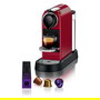 Krups CitiZ XN7415 - Máquina de Café Nespresso Automática para Cápsulas, 19 Bar, 1260W, Rojo/Cherry Red, Incluye 14 Cápsulas