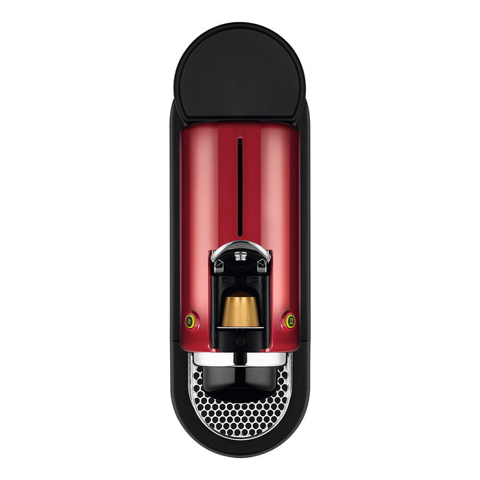 Krups CitiZ XN7415 - Máquina de Café Nespresso Automática para Cápsulas, 19 Bar, 1260W, Rojo/Cherry Red, Incluye 14 Cápsulas