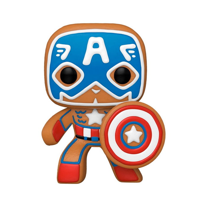 Funko Pop Marvel Capitán América Galleta de Jengibre Navidad Funko Pop Marvel Capitán América Galleta de Jengibre Navidad