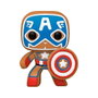 Funko Pop Marvel Capitán América Galleta de Jengibre Navidad