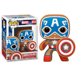 Funko Pop Marvel Capitán América Galleta de Jengibre Navidad