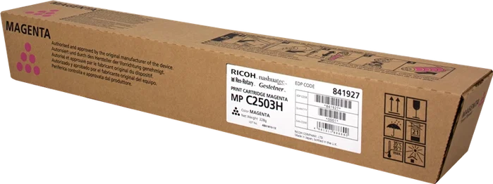Ricoh Tóner Magenta MP C2503hm Alta Capacidad 9.500 Páginas (841927) Ricoh Tóner Magenta MP C2503hm Alta Capacidad 9.500 Páginas (841927)