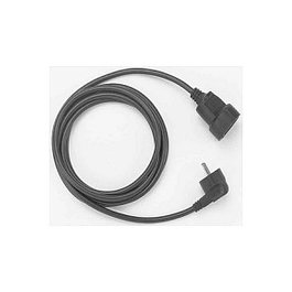 Bachmann 341.185 Cable de alimentación Negro 3 m