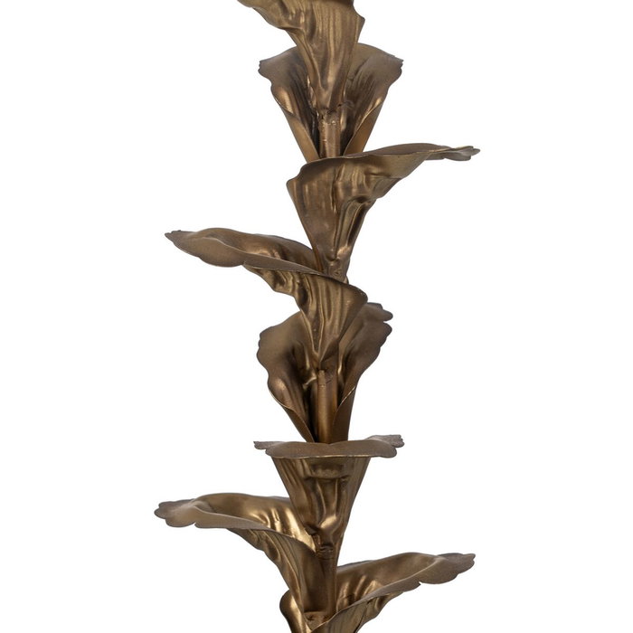 Ixia Portavelas de Metal Oro Decoración 11,50 x 11,50 x 40 cm Ixia Portavelas de Metal Oro Decoración 11,50 x 11,50 x 40 cm