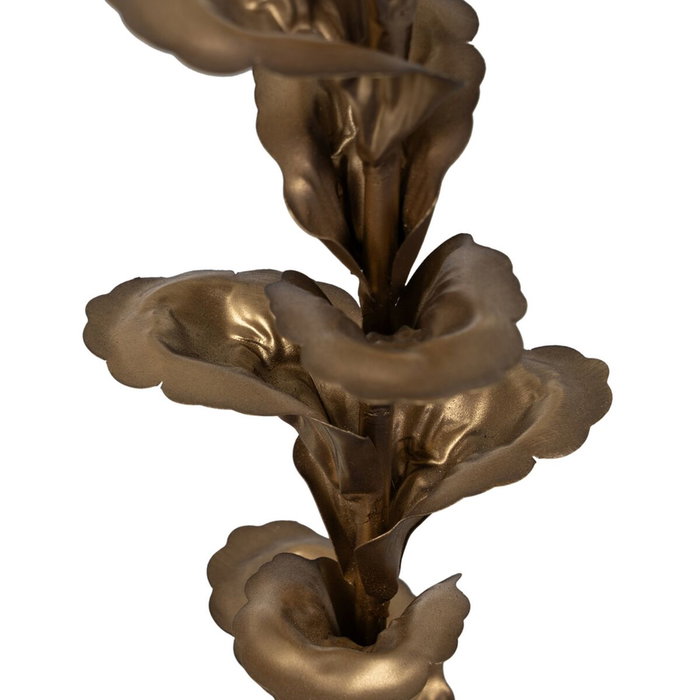 Ixia Portavelas de Metal Oro Decoración 11,50 x 11,50 x 40 cm Ixia Portavelas de Metal Oro Decoración 11,50 x 11,50 x 40 cm