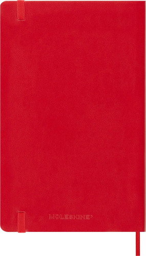 Moleskine DSF212WN3Y26 Agenda 2026 Tapa Blanda Semanal L (13 x 21 cm) Rojo