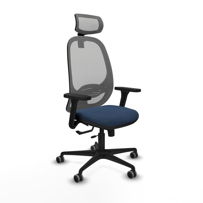 PIQUERAS Y CRESPO Silla de oficina Cilanco Azul marino y Gris PIQUERAS Y CRESPO Silla de oficina Cilanco Azul marino y Gris