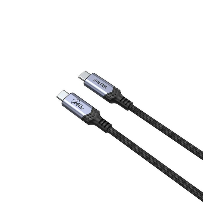 Unitek Cable USB-C de 240 W PD 2 m C14110GY-2M