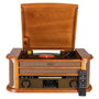 Reflexion HIF2002DAB Sistema HiFi Retro con DAB+, Bluetooth y Tocadiscos