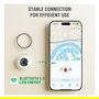 4smarts Buscador de Localización SkyTag Lucid, Set de 2, Blanco, Resistente al Agua y Polvo IP65, Bluetooth 5.3, Batería CR2032 Reemplazable, Compatible con iOS