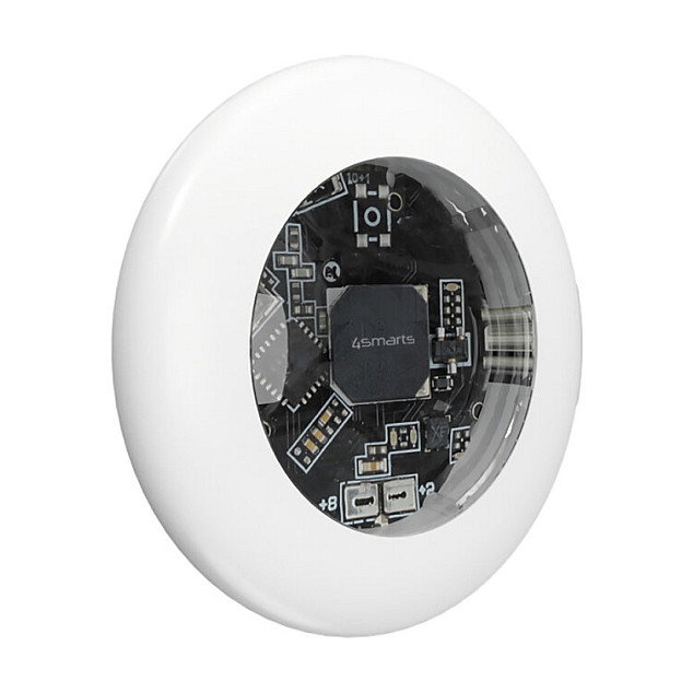 4smarts Buscador de Localización SkyTag Lucid, Set de 2, Blanco, Resistente al Agua y Polvo IP65, Bluetooth 5.3, Batería CR2032 Reemplazable, Compatible con iOS