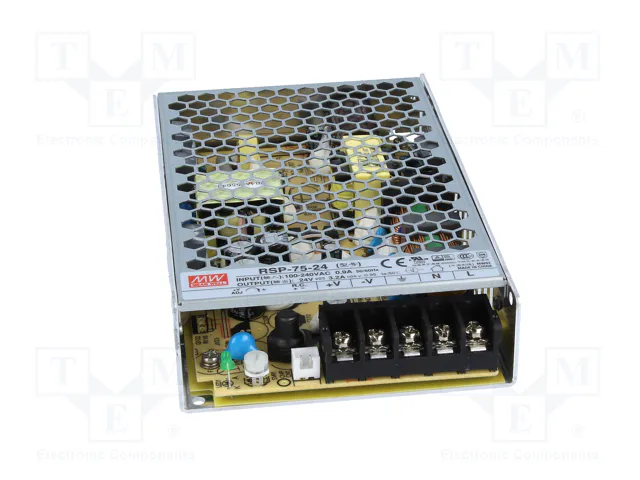 MEAN WELL RSP-75-24 Alimentador de impulso 76,8W 24VDC