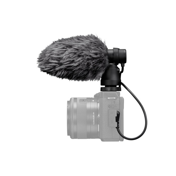 Canon DM-E100 Micrófono Estéreo Negro para Cámara Digital