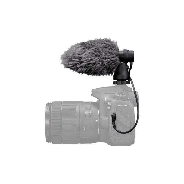 Canon DM-E100 Micrófono Estéreo Negro para Cámara Digital