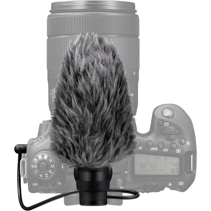 Canon DM-E100 Micrófono Estéreo Negro para Cámara Digital
