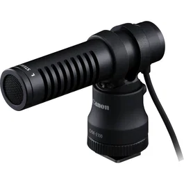 Canon 4474C001 Micrófono para cámara digital, unidireccional, inalámbrico, -40 dB, conector 3.5 mm, Negro