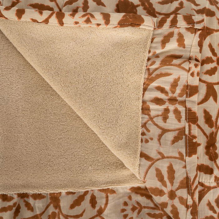 Fouta Beige-Marrón 100% Algodón 90 X 180 cm