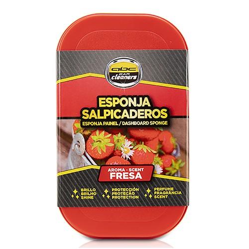 Abc Esponja Salpicaderos Fresa MOT70003 con Silicona Protectora para Coche, Moto y Hogar, Aroma Fresa Duradero Abc Esponja Salpicaderos Fresa MOT70003 con Silicona Protectora para Coche, Moto y Hogar, Aroma Fresa Duradero