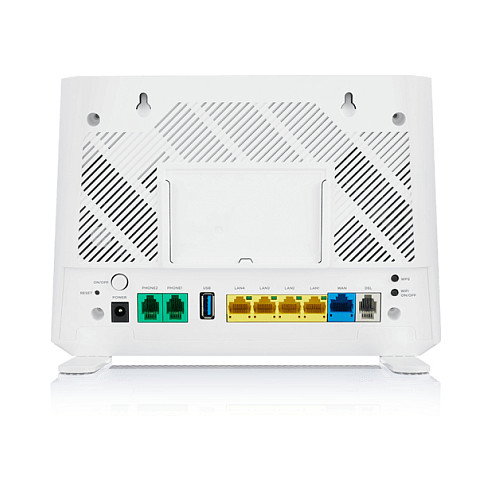 Zyxel DX3301-T0 Router Wi-Fi 6 Doble Banda (2.4 GHz / 5 GHz) Ethernet ADSL Blanco