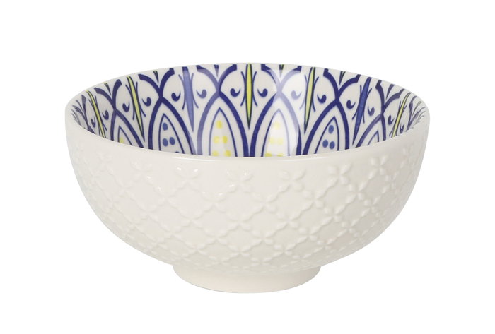 La Mediterranea Bol Aperitivo Japonés Kaito con 6 Diseños de Relieve (18 Unidades)