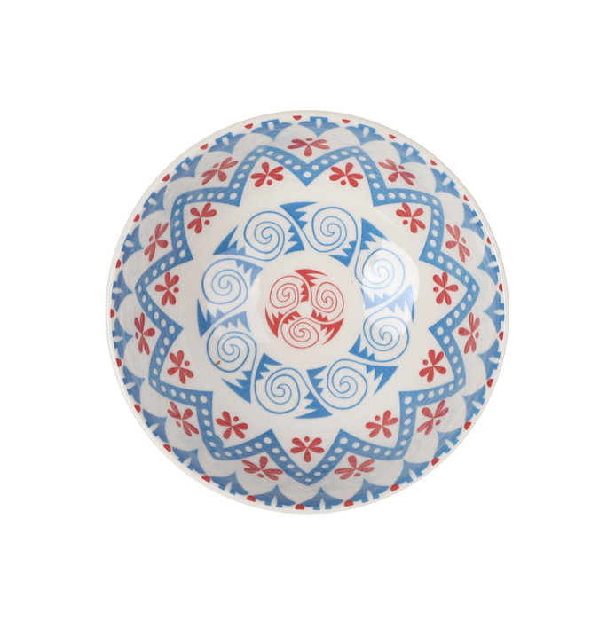 La Mediterranea Bol Aperitivo Japonés Kaito con 6 Diseños de Relieve (18 Unidades)