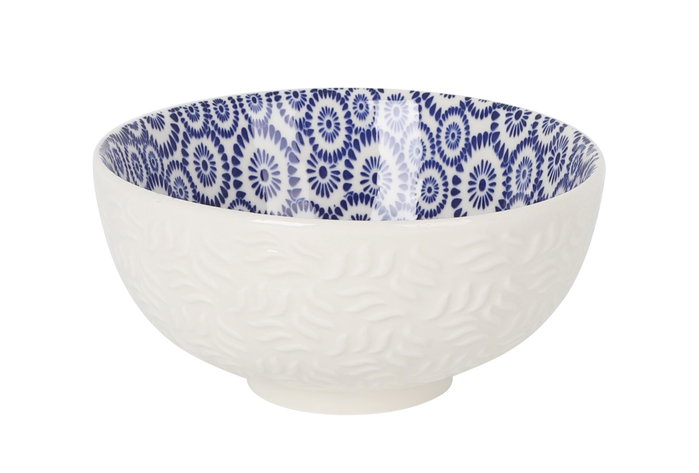 La Mediterranea Bol Aperitivo Japonés Kaito con 6 Diseños de Relieve (18 Unidades)