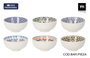 La Mediterranea Bol Aperitivo Japonés Kaito con 6 Diseños de Relieve (18 Unidades)