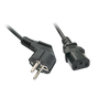 Lindy 30337 Cable de Alimentación Negro 5 m CEE7/7 C13