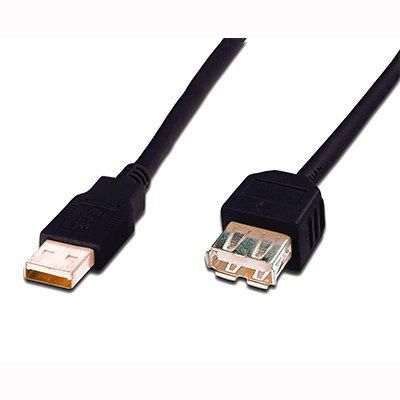 Digitus Cable de Extensión USB 2.0 Tipo A Macho/Hembra, 5m