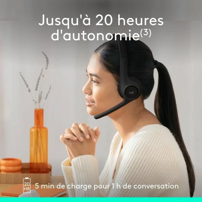 Logitech Zone 300 Negro medianoche