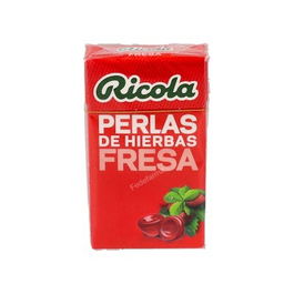 Ricola Perlas S/A Fresa 25 G