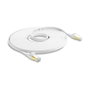 DeLOCK Cable de red plano RJ45 Cat.8.1 U/FTP de 7,5 m Blanco