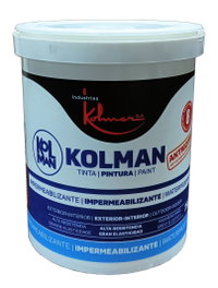 KOLMAN Impermeabilizante Fachada/Terraza Antigotera Rojo Sat 750ml