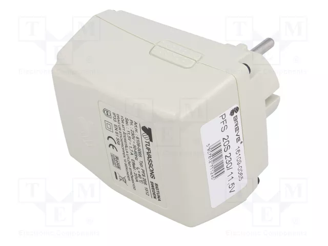 BREVE TUFVASSONS Alimentador de transformador 20W 11,5V AC
