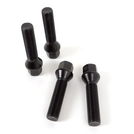 Omp OMPS09591401 Juego de 4 Tornillos M14x1.5 Esferico Largo 40 mm Llave 17 Negro Din 10.9