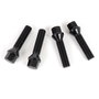 OMP Juego de 4 Tornillos M14x1.5 Esféricos Largos 40mm Negro con Llave 17mm