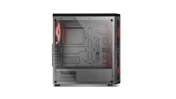 NOX Hummer TGM Midi Tower - Caja ATX Negro con Cristal Templado, 4 Ventiladores RGB Rainbow, USB 3.0, Soporte Placas ATX/micro-ATX/mini-ITX