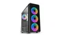 NOX Hummer TGM Midi Tower - Caja ATX Negro con Cristal Templado, 4 Ventiladores RGB Rainbow, USB 3.0, Soporte Placas ATX/micro-ATX/mini-ITX