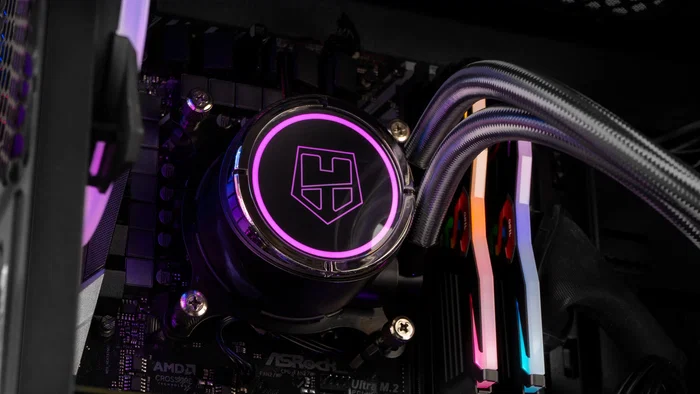 NOX Hummer TGM Midi Tower - Caja ATX Negro con Cristal Templado, 4 Ventiladores RGB Rainbow, USB 3.0, Soporte Placas ATX/micro-ATX/mini-ITX