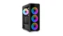 NOX Hummer TGM Midi Tower - Caja ATX Negro con Cristal Templado, 4 Ventiladores RGB Rainbow, USB 3.0, Soporte Placas ATX/micro-ATX/mini-ITX