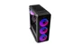 NOX Hummer TGM Midi Tower - Caja ATX Negro con Cristal Templado, 4 Ventiladores RGB Rainbow, USB 3.0, Soporte Placas ATX/micro-ATX/mini-ITX