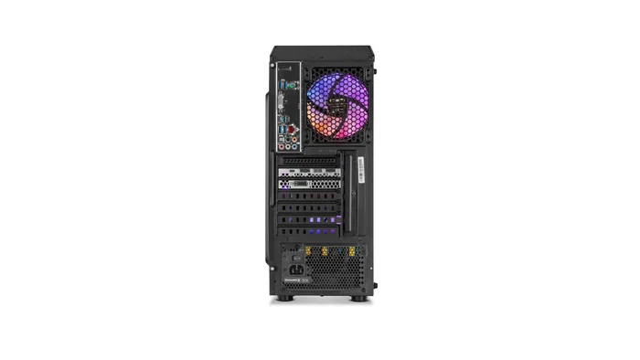 NOX Hummer TGM Midi Tower - Caja ATX Negro con Cristal Templado, 4 Ventiladores RGB Rainbow, USB 3.0, Soporte Placas ATX/micro-ATX/mini-ITX